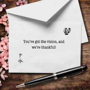 You've Got The Vision Thank You Card