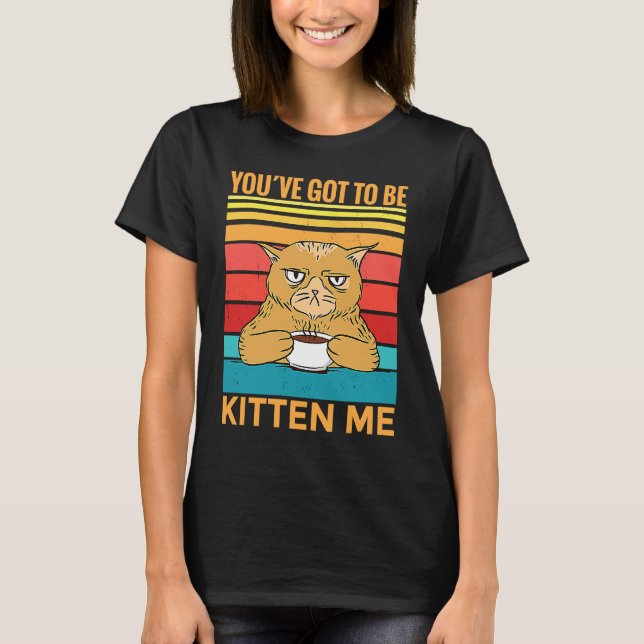 Youve Got To Be Kitten Me  I  Cat T-Shirt (Front)