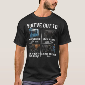You'Ve Got To Know When To Hold'Em Retro Funny T-Shirt