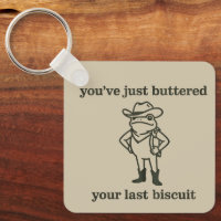 You've just Buttered Your Last Biscuit Cowboy Frog