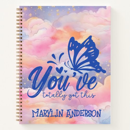 YOUVE TOTALLY GOT THIS PASTEL CUSTOM NAME NOTEBOOK