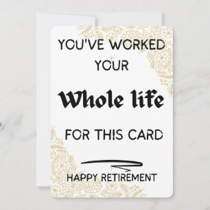 You've Worked Your Whole Life for This Greeting Holiday Card