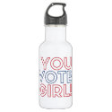#YouVoteGirl Stainless Steel Water Bottle