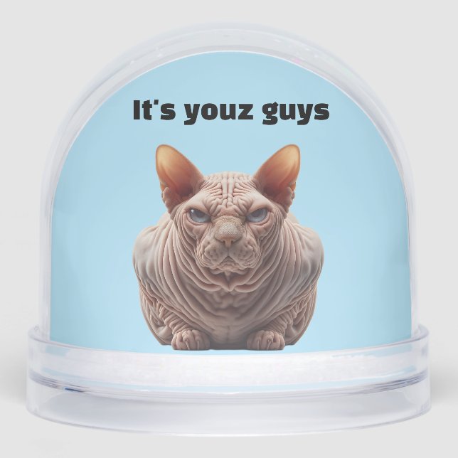 Youz Guys Snow Globe (Front)