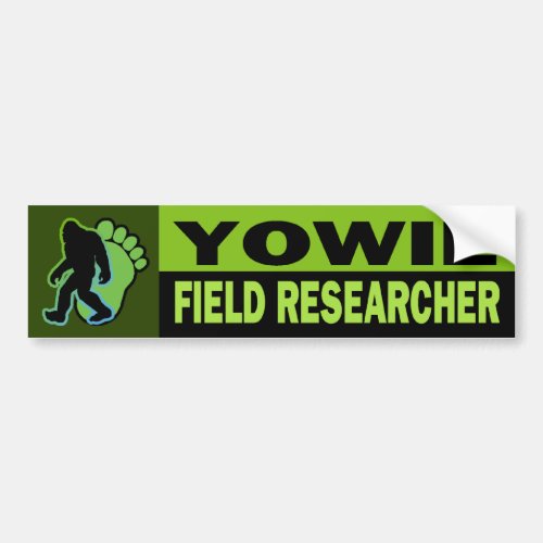 Yowie Field Researcher Bumper Sticker