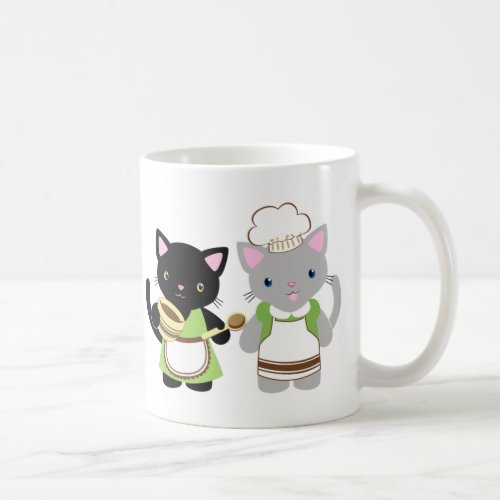 Yoyo and Suki Neko baking kitties Coffee Mug