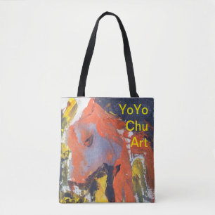 YoYo Chu Art Parrot Tote Bag