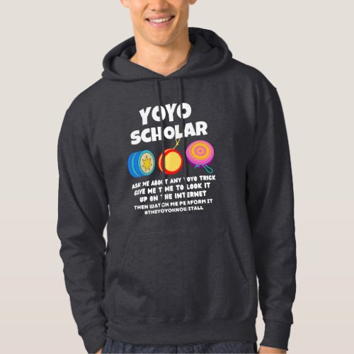 Yoyo scholar yoyo know it all  hoodie