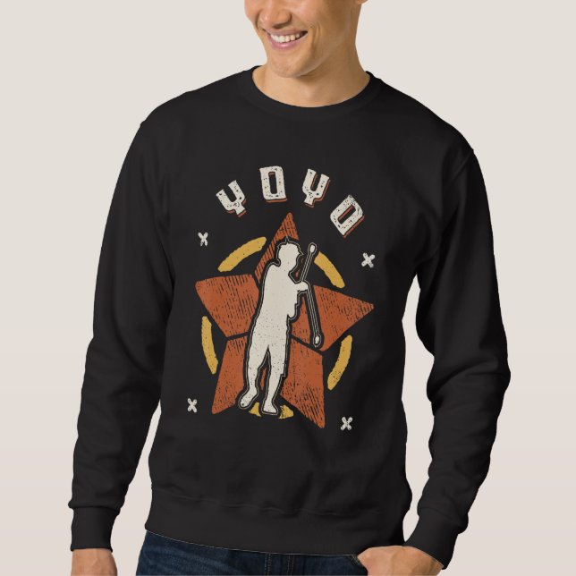 Yoyo Vintage Retro Classic Sweatshirt (Front)