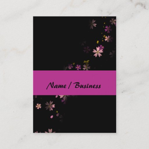 Customizable Yozakura card business card