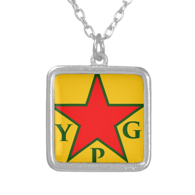 ypg-ypj aa silver plated necklace (Front)