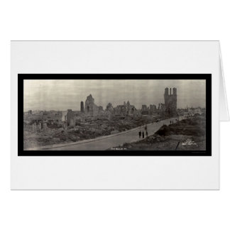 Ypres Belgium WWI Photo 1919 Cards