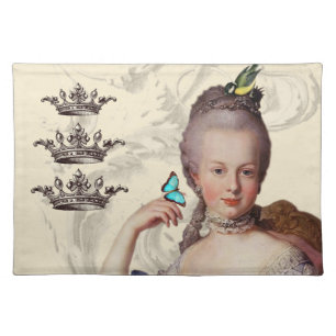 \ypung Marie Antoinette french chic Cloth Placemat
