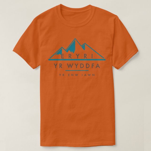 Yr Wyddfa Yr Enw Iawn 1 T-Shirt (Design Front)