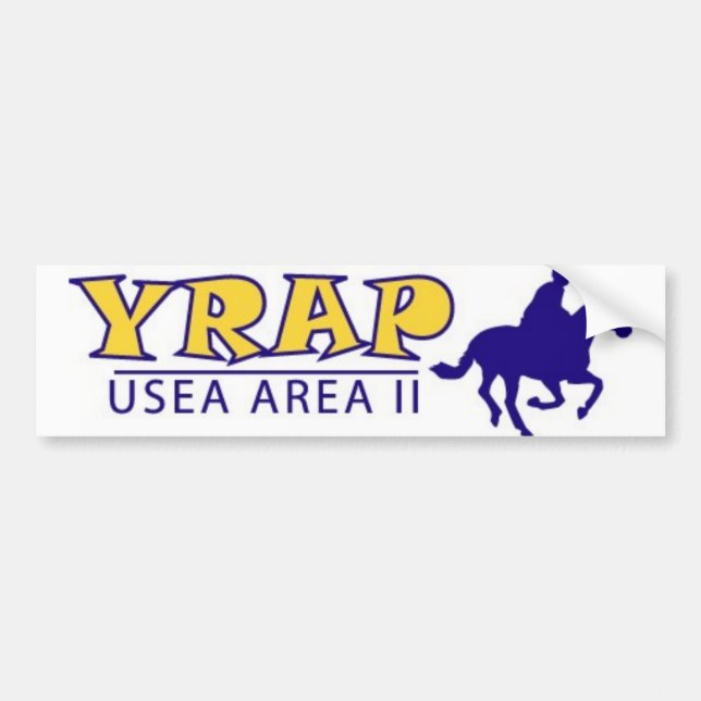 YRAP Logo Bumper Sticker (Front)