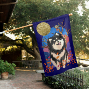 YRSE Finnish Lapphund House Flag