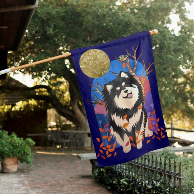 YRSE  Finnish Lapphund House Flag (Creator Uploaded)