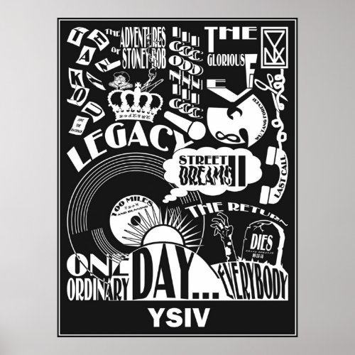 YSIV Tracklist  Logic Young Sinatra IV Poster