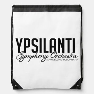 Yso drawstring backpack black and white