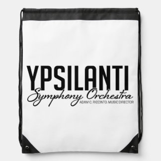 Yso drawstring backpack black and white