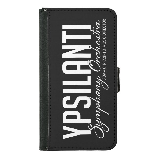 YSO Wallet Cover Black and White (Front)