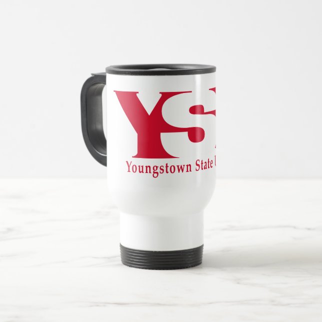 YSU TRAVEL MUG (Front Left)