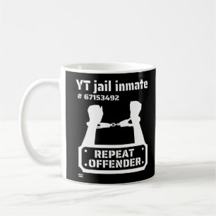 "YT JAIL INMATE" funny prison inmate               Coffee Mug