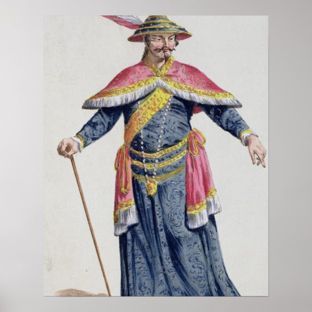 Yu Emperor of China from 'Receuil des Estampes, Re Poster (Front)