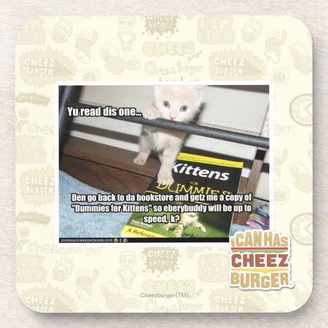 Yu red dis one.. drink coaster (Front)