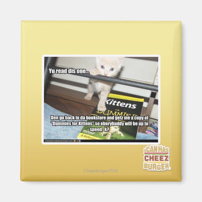 Yu red dis one.. magnet (Front)