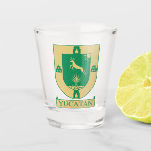 Yucatán Coat of Arms - Mexico Shot Glass