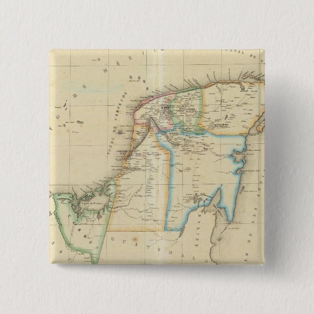 Yucatan, Mexico Button (Front)