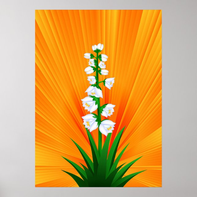Yucca Flower Poster (Front)