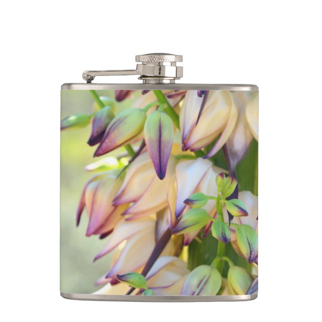 yucca flowers flask (Front)