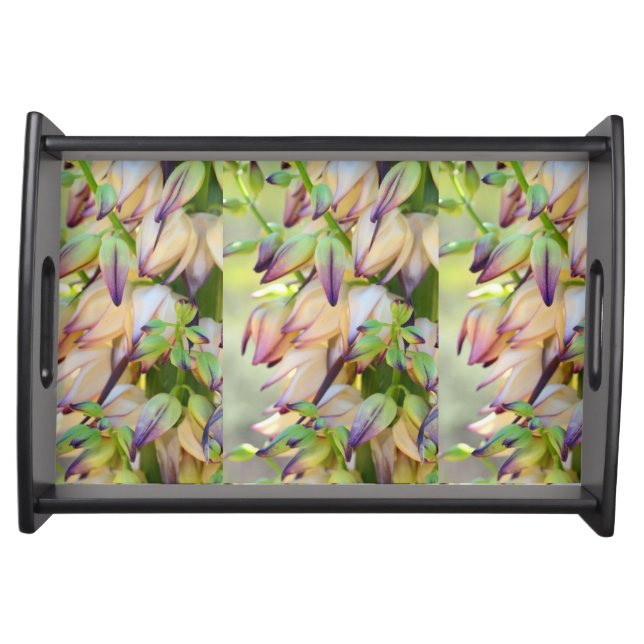 yucca flowers serving tray (Front)