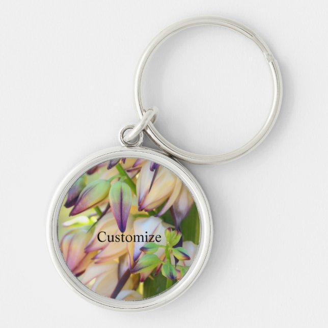 Yucca flowers Thunder_Cove Keychain (Front)