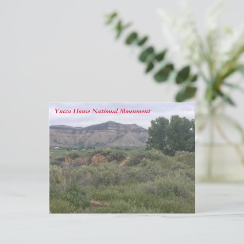 Yucca House National Monument Postcard