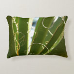 Yucca Leaves Green Nature Photography Accent Pillow