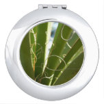 Yucca Leaves Green Nature Photography Compact Mirror