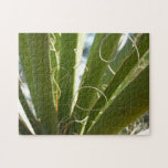 Yucca Leaves Green Nature Photography Jigsaw Puzzle