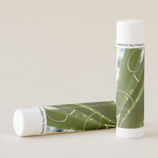 Yucca Leaves Green Nature Photography Lip Balm (Front)