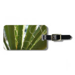 Yucca Leaves Green Nature Photography Luggage Tag