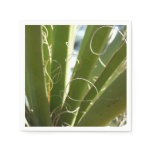 Yucca Leaves Green Nature Photography Napkins