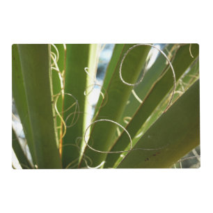 Yucca Leaves Green Nature Photography Placemat