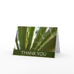 Yucca Leaves Green Nature Photography Thank You Card