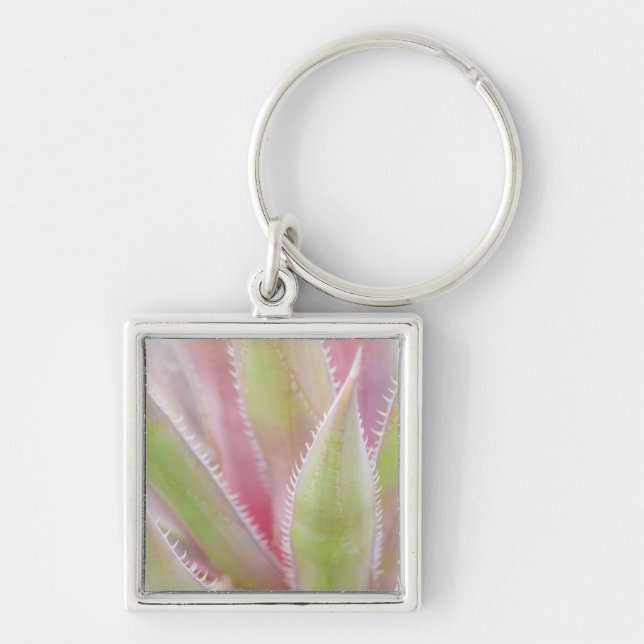 Yucca plant close-up keychain (Front)
