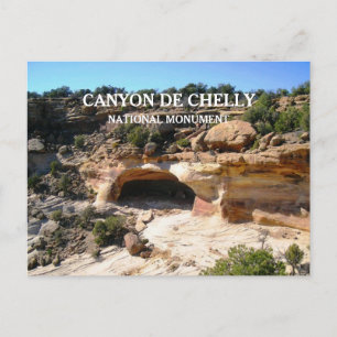 Yucca Point Overlook, Yucca Cave Canyon de Chelly Postcard
