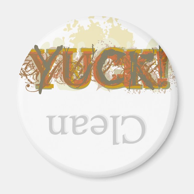 Yuck!/Clean dishwasher magnet (light) (Front)