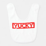 Yucky Stamp Baby Bib