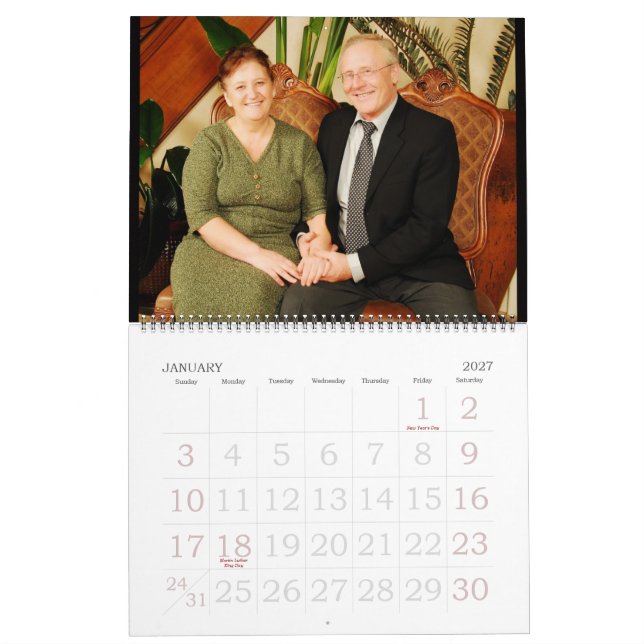 Yudin Family, 2009 Calendar (Jan 2027)